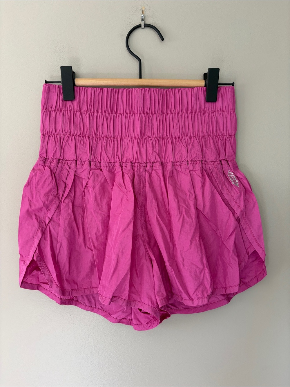 Free People FP Movement The Way Home High Waisted Athletic Shorts Size XS Pink